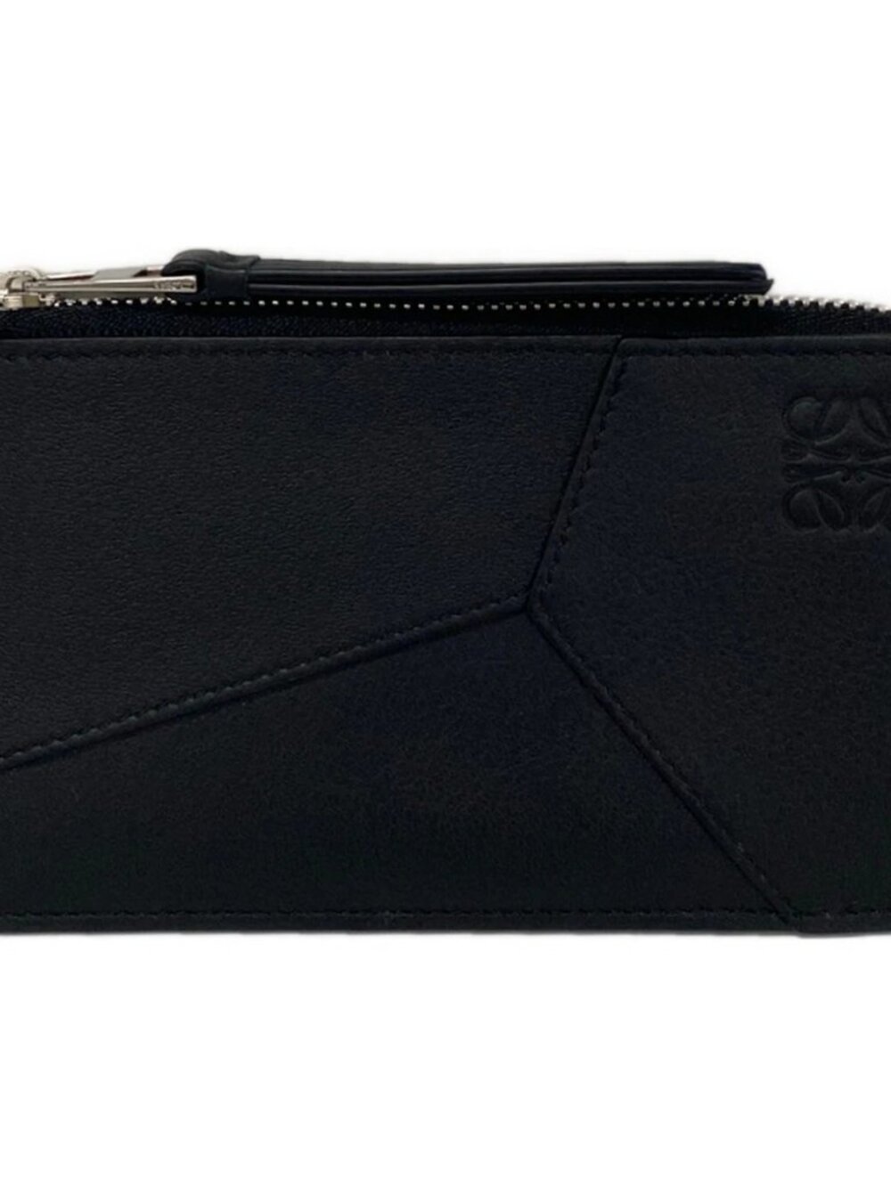 LOEWE Puzzle Coin Card Holder C510G17X05 Black Leather - Coin Case
